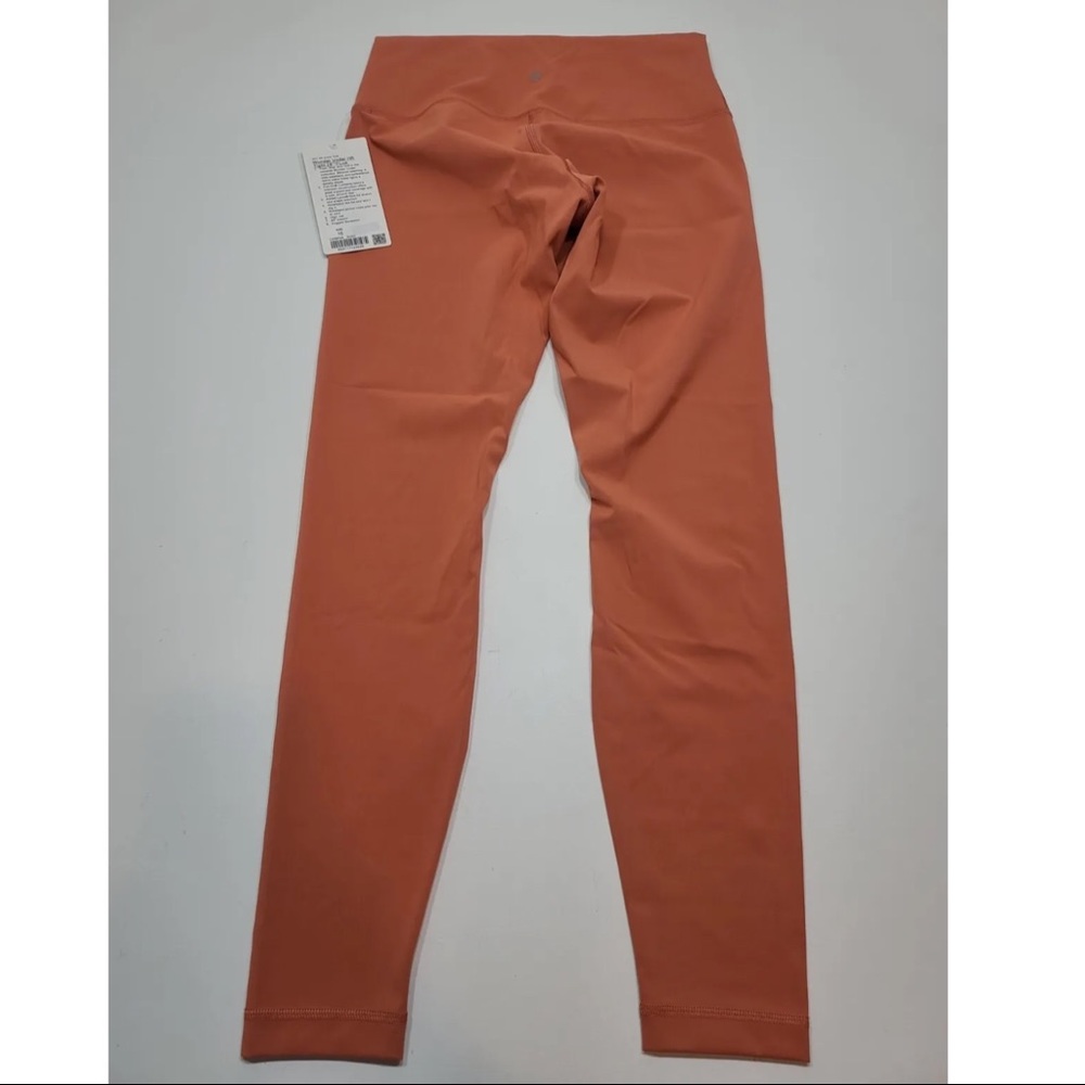 Lululemon Wunder Under HR Tight 28” Flux Rustic Coral RUSC Size 10 NEW - Picture 5 of 13